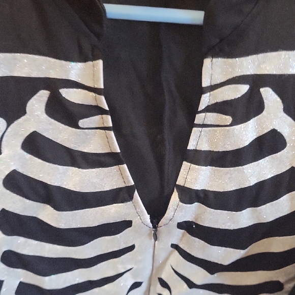 Spirit Skeleton Romper Costume - Black and White - Picture 8 of 9